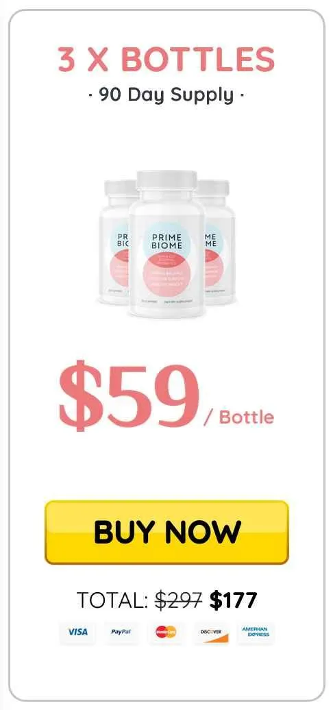 Primebiome Official Buy Online 3 Bottles